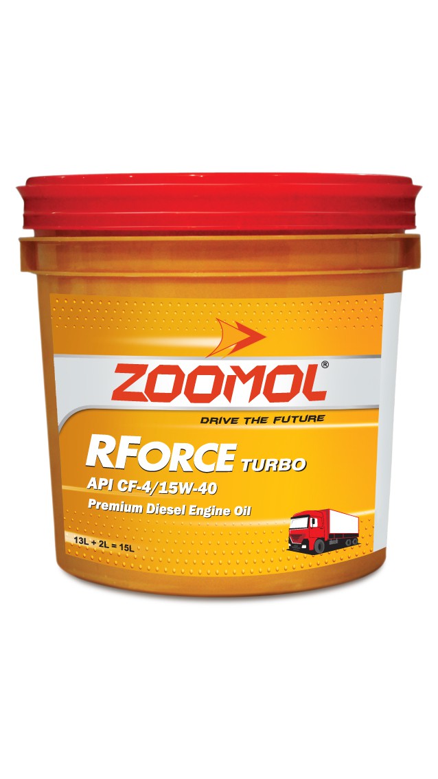 ZOOMOL RFORCE TURBO, 15W-40 CF-4