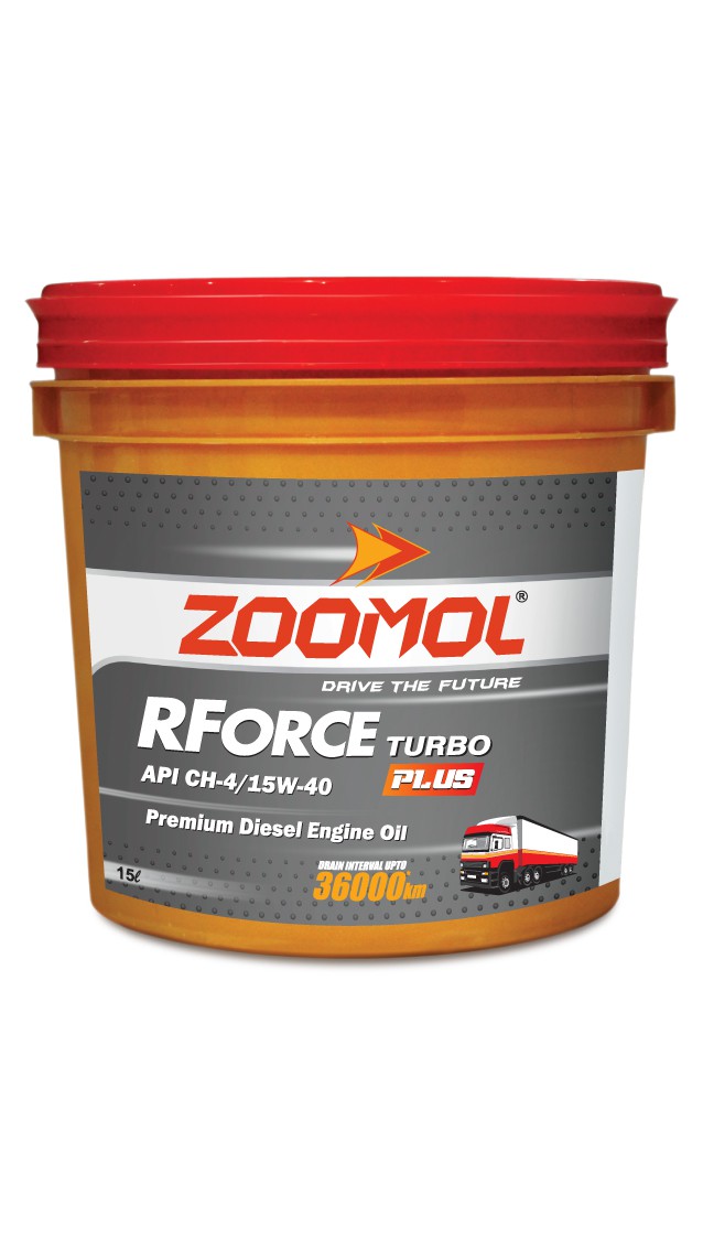ZOOMOL RFORCE TURBO PLUS, 15W-40 CH-4